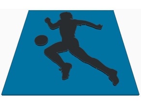 maradona logo 3d print model - Mito3D