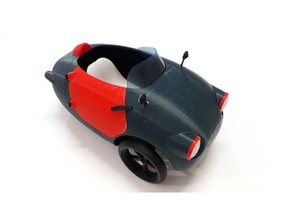 3d impresso faça elétrico carro jellybean3d 1 10 escala modelo 3dprinted Jujuba 3d print model - Mito3D