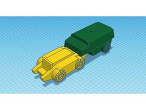 gi Joe drapeau carburant camion 3d print model - Mito3D