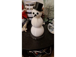 snowman christmas hollidays 3d print model - Mito3D