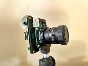 Himbeere pi hq Kamera Anhang 3d print model - Mito3D