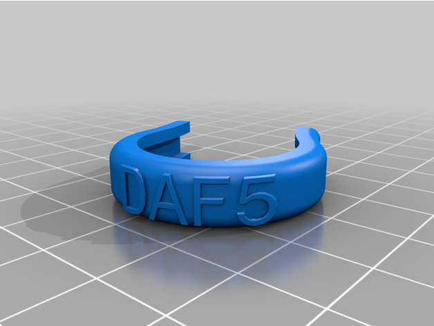 daf5 protector fibra carbono brazo daf 3D print model - Mito3D