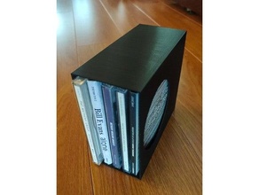 cd holder compact disc lcd display 3d print model - Mito3D