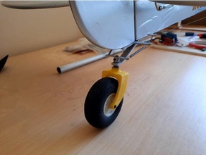 hangar 9 carbone lionceau 15cc queue roue assy 3d print model - Mito3D