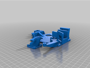dual extruder mount 2-1 hotend 3d print model - Mito3D