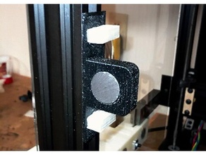 simple magnetic door latch cabinet latch door latch latch 3d print model - Mito3D