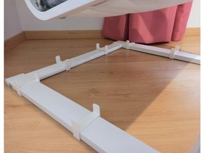 ikea hack poang fauteuil anti robot aspirateur chambre lack chair vacuum xiaomi 3d print model - Mito3D