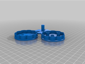 galletas formar zum separar cortador keksform Galleta 3d print model - Mito3D