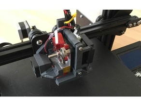 Ender 3 Flexion Extruder tpu Filament 3d print model - Mito3D