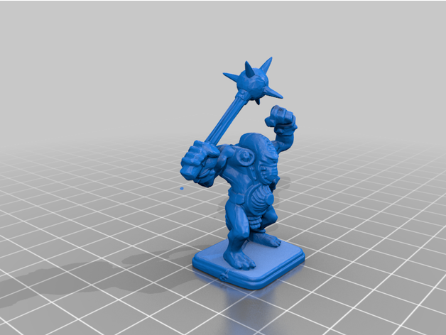 heroquest fimir Mazo 3D print model - Mito3D