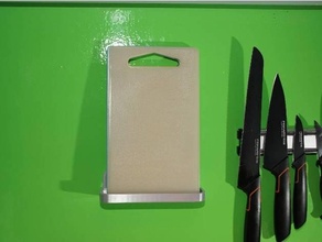 mini foldable shelf cutting boards board ikea kitchen organization smartphone stand tablet stan 3d print model - Mito3D