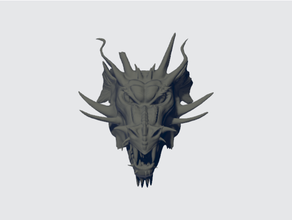 red dragon head school 3dkitbash bust creature dnd mini miniature dragons dungeons gaming miniatures tabletop 3d print model - Mito3D