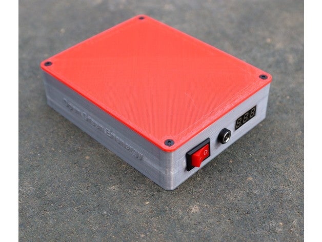 bricolaje diy mini Wifi enrutador v20 18650 batería soporte abierto verde energía caso funda 2s paquete bms electrónica doble casa nerf 3D print model - Mito3D