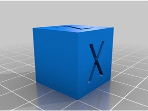 20mm Xyzkalibrierung Cubestl 3d print model - Mito3D