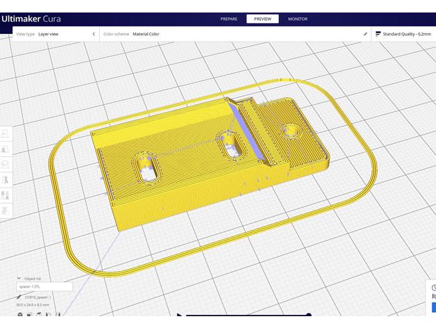 sunlu s8 filamento sensor nivel corrección plato 3D print model - Mito3D