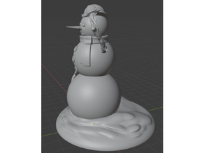 snowman 3d print model - Mito3D