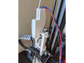 filament sensor feeder ender 3 supports creality guide roller 3d print model - Mito3D