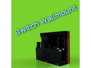 wallmount nintendo switch mount pixelart super mario wall 3d print model - Mito3D