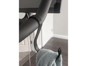 peloton clip-on towel hook openscad 3d print model - Mito3D