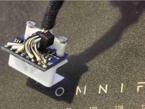 anycubic kossel adxl345 effettore montare accelerometro accessorio delta stampante ingresso klipper misurare misurazione dispositivo attrezzo lampone pi risonanza modellare 3d print model - Mito3D