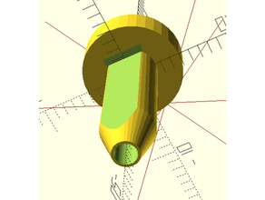 parametric capped pins cap filler hole plug openscad pin 3d print model - Mito3D