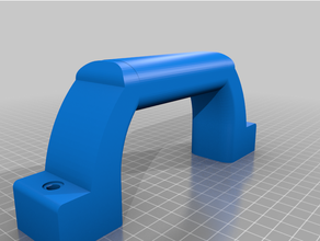 robusto maniglia buco bullone 3d print model - Mito3D