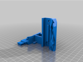 kossel axis stabilizer & bed mount leveling z-axis 3d print model - Mito3D