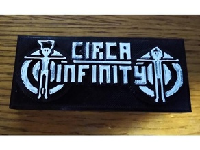 circa infinito logo magnete 3d print model - Mito3D