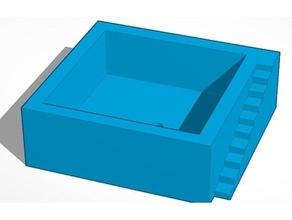 Quadrat Pflanzer v2 Pflanze Topf 3d print model - Mito3D