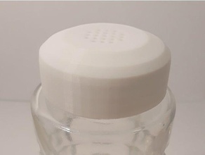 salt shaker cap couvercle jar lid 3d print model - Mito3D