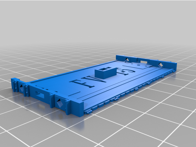 qgr sn42 vagon değiştirilmiş zemin 3D print model - Mito3D