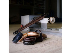 wood ring turning tool lathe minilathe mini wooden 3d print model - Mito3D