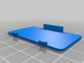 aiwa controlo remoto controle bateria cobrir bainha 3d print model - Mito3D