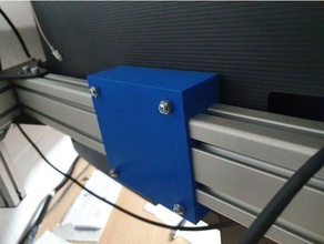 40x80mm Profil vesa 100x100 Monitor Halter Unterstützung Aluminium montieren 100 3d print model - Mito3D
