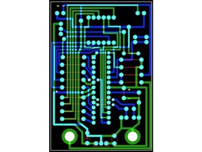 arduino 328p voltmeter soldering kit pcb remake led 3d print model - Mito3D