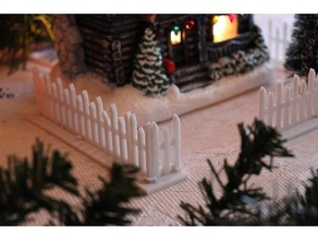 lemax tip çitler Noel köyler modüler 3d print model - Mito3D