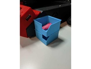 apilable caja mini 49x49mm personalizado rings openscad tornillo empulgueras almacenamiento 3d print model - Mito3D