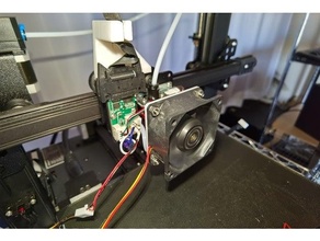 60mm fan hotend condotto creality cr 6 se raffreddamento 3d print model - Mito3D