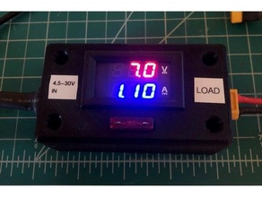 volt amp meter module enclosure 3d print model - Mito3D