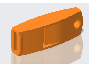 extremely loud emergency whistle pfeife 3d print model - Mito3D