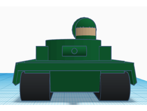 tank soldier army military war 3d print model - Mito3D