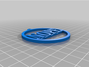 nope aro pendientes arete aros 3d print model - Mito3D