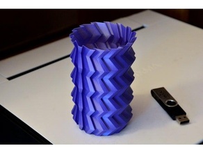vase 335 container pen cup pencil 3d print model - Mito3D