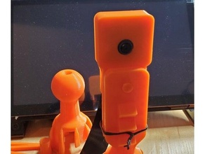 framboise pi caméra v2 enseignement technologie monter souple webcam octolapse octoprint 3d print model - Mito3D