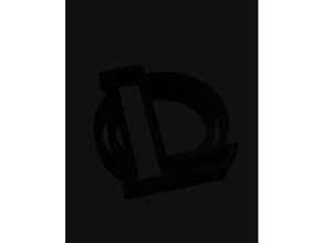 lega leggende logo moneta 3d print model - Mito3D