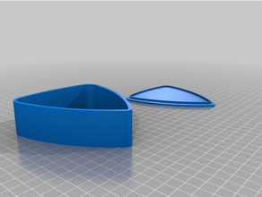 Plektrum Box 3d print model - Mito3D