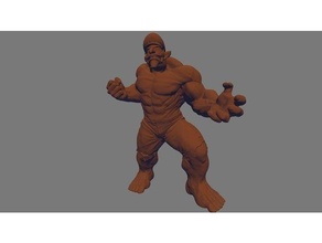 Waluigi esmagar hulk 3d print model - Mito3D