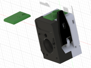 cr 10 Prusa bmg vites kutusu doğranmış e3d v6 kısa ekstrüder iplik sensör 3d print model - Mito3D