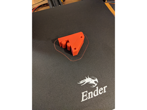 ender 3 stock screen relocation mount 3d print model - Mito3D