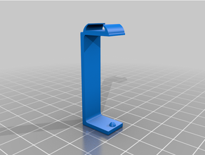 led strip holder edge 2x4 light 3d print model - Mito3D